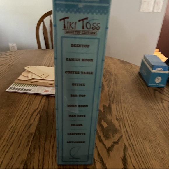 Tiki Toss Desktop Hook & Ring Game - Picture 4 of 7